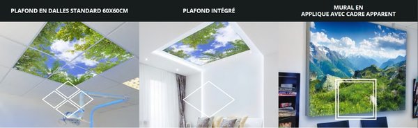 Paneles LED para techos y paredes