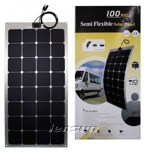 Panel solar flexible de 100W 12V