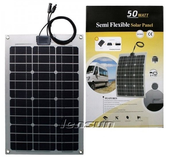 Panel solar flexible de 60W 12V