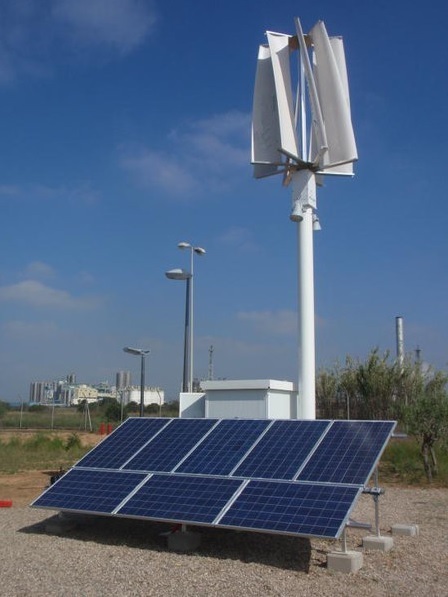 Sistema híbrido solar-eólico