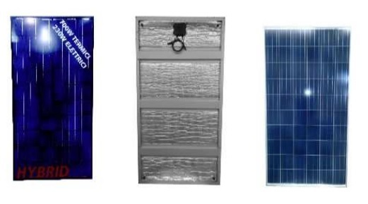 Panel solar hibrido para ACS y electricidad