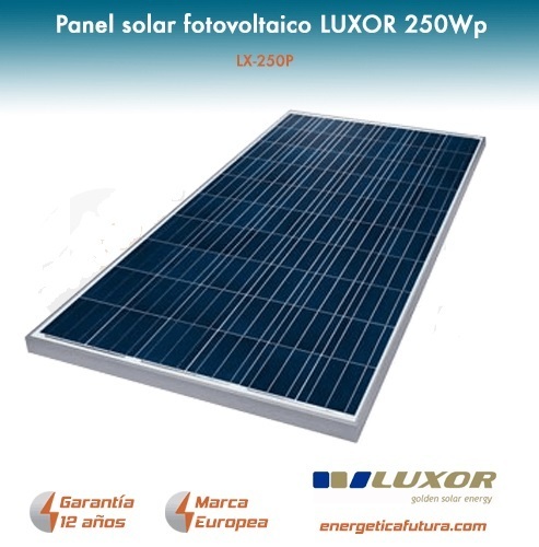 25 und. Panel solar Luxor LX 250P (250W)