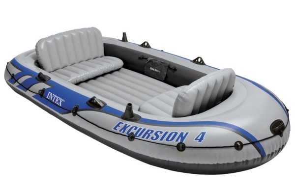Barco de excursión para 4 personas