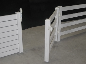Puerta para valla de PVC