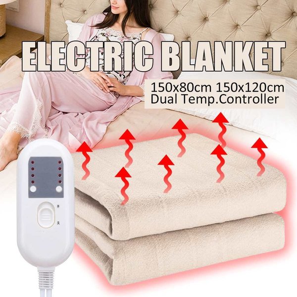 Manta eléctrica de cama con 4 potencias