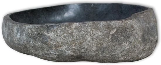 Lavabo de piedra natural ovalado de 30-37 cm