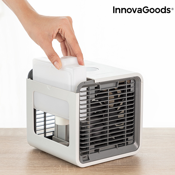 Mini climatizador evaporativo portátil con Led