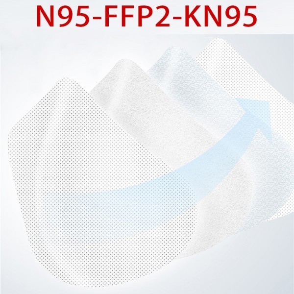 10 unidades de máscaras KN95 anticoronavirus