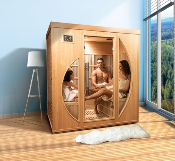 Sauna de infrarrojos Rowen de 175 x 120 x 190 cm